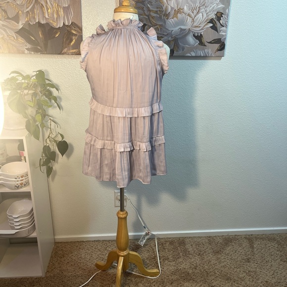 💐HP💐 Anthropologie Lavender Ruffle Blouse - Picture 5 of 8